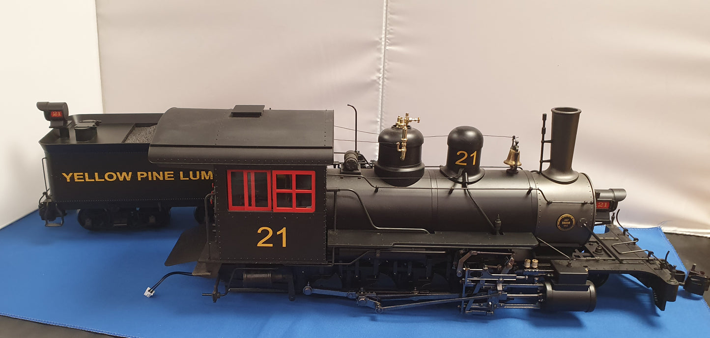 Bachmann - Yellow pine lumber co steam locomotive. 81294