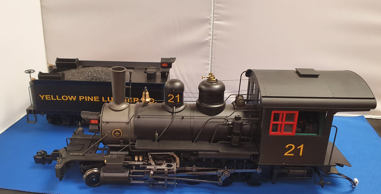 Bachmann - Yellow pine lumber co steam locomotive. 81294