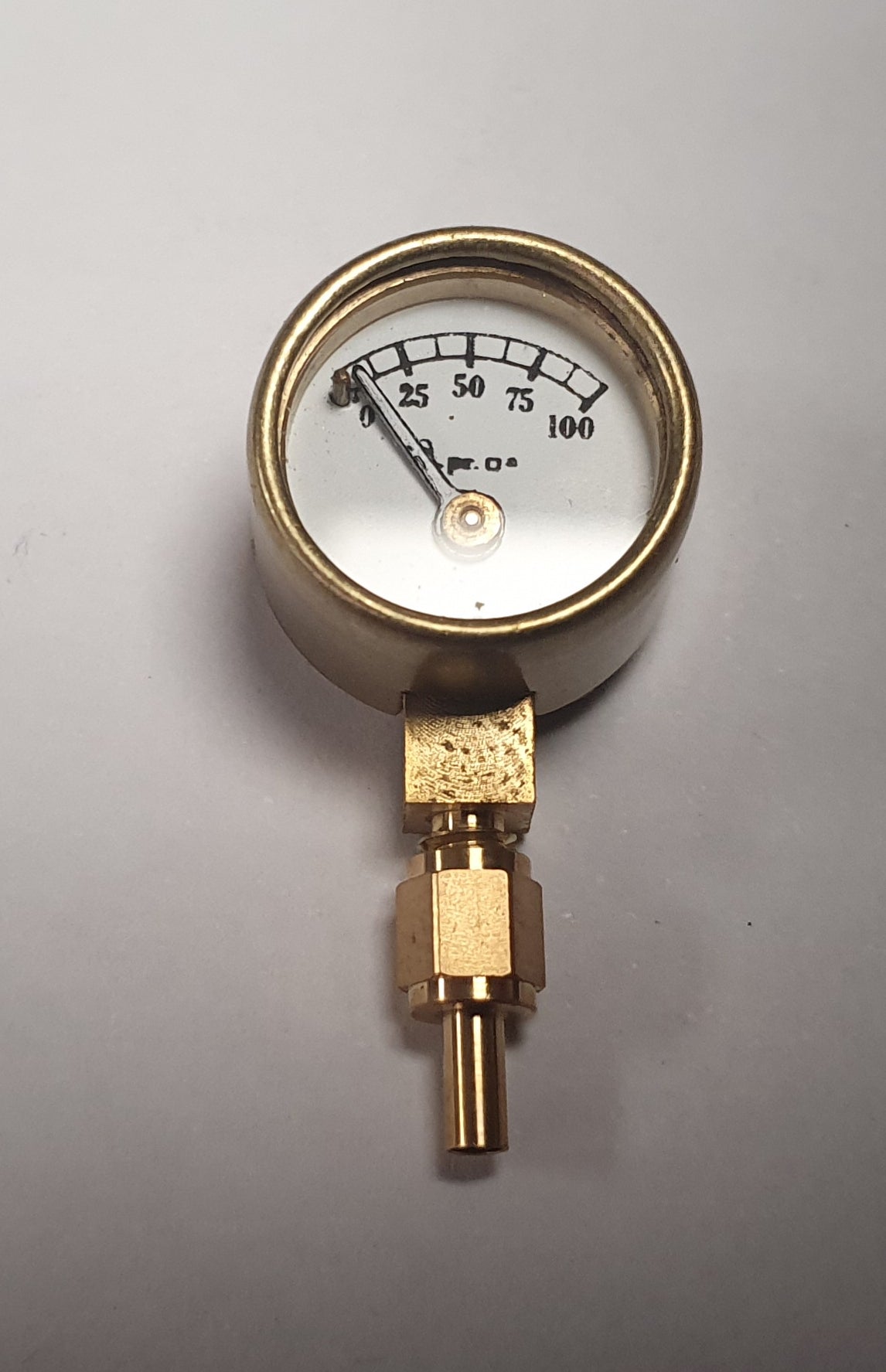 Tony Green Steam Fittings : 1/2" dia Pressure Gauge 0 - 100 PSI G181