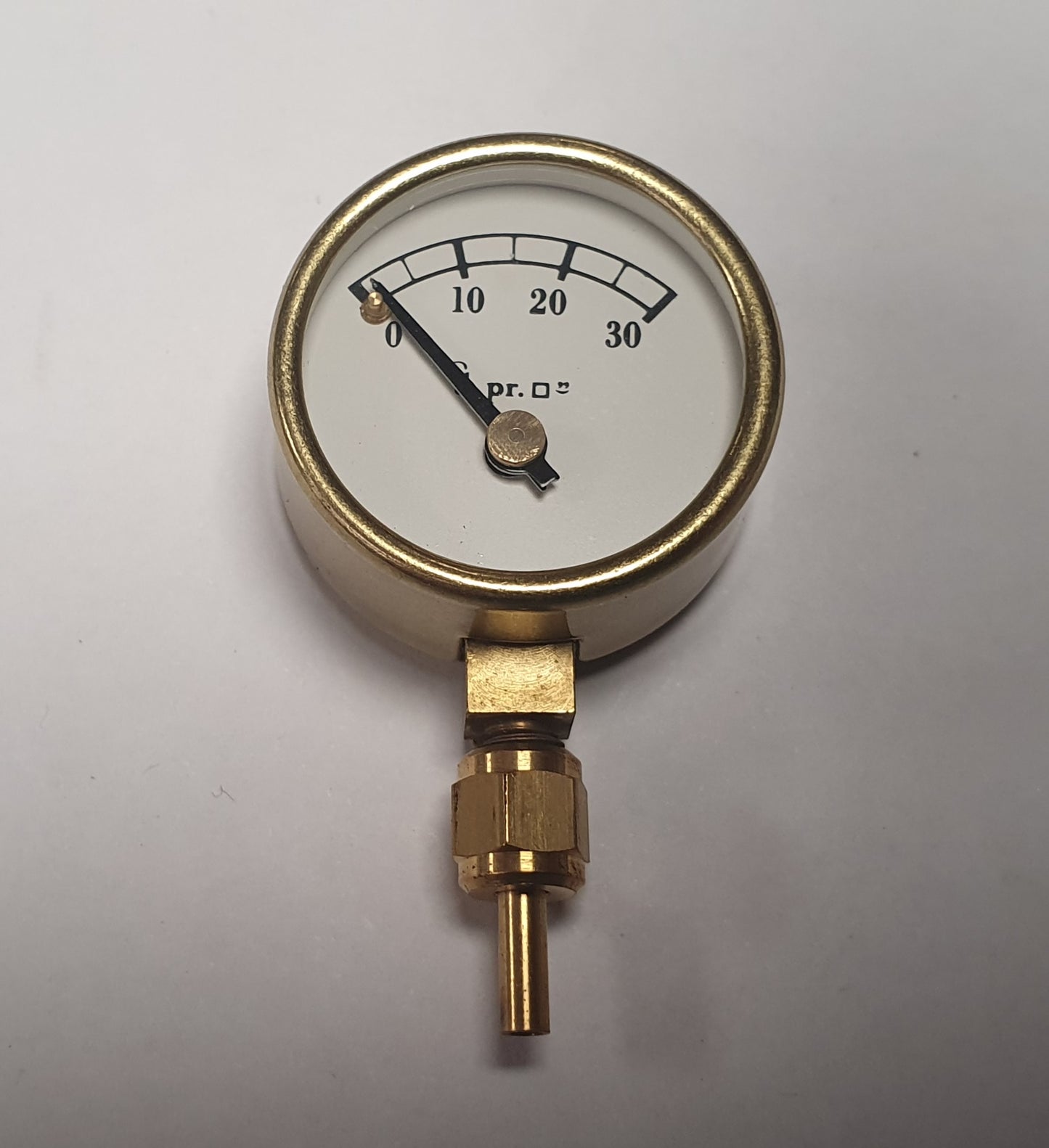 Tony Green Steam Fittings : 1" dia Pressure Gauge 0 - 30 PSI G177