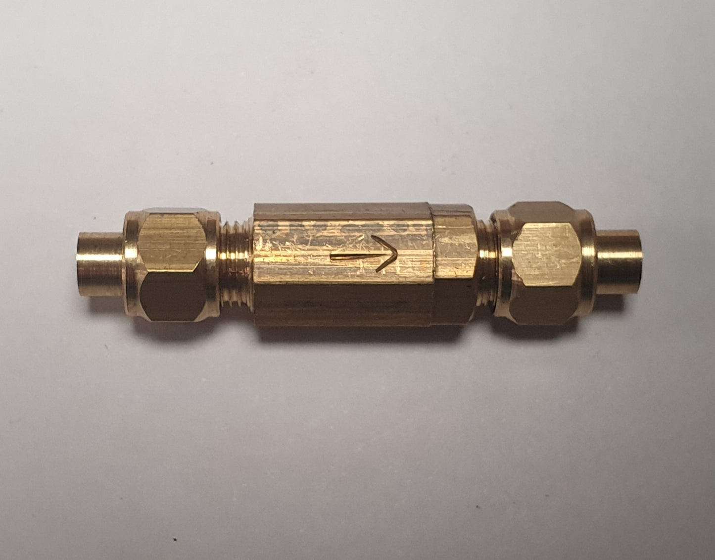 Tony Green Steam Fittings : 1/4" x 40 tpi Parel water check valve G227A