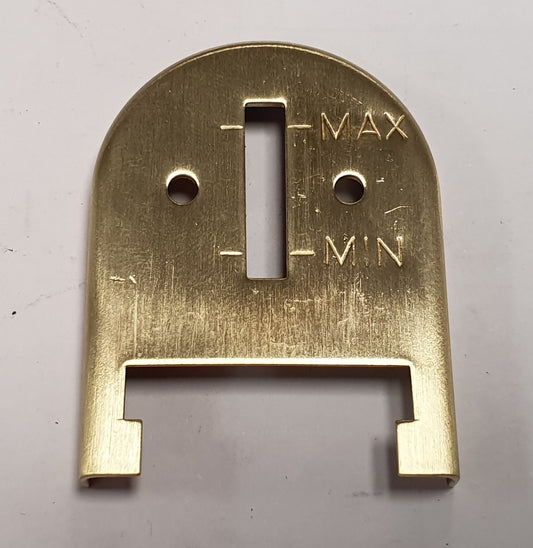 Mamod / MSS Steam Loco  Brass boiler back plate