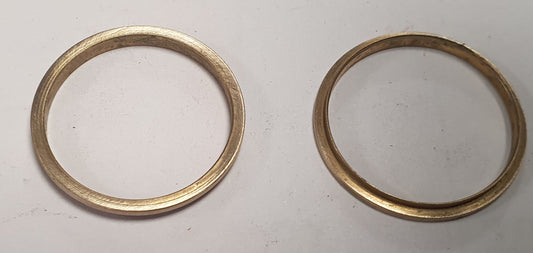 Mamod / MSS Steam Loco  Brass porthole window rings.  MMBPWR