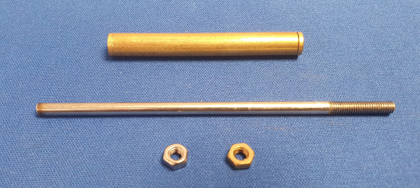 Brass Prop shaft 4" long