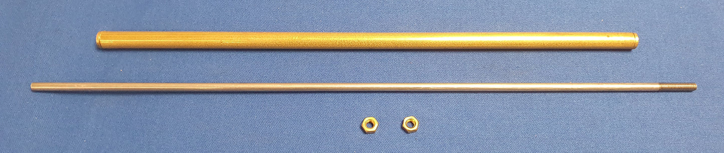 Brass Prop shaft 12" long
