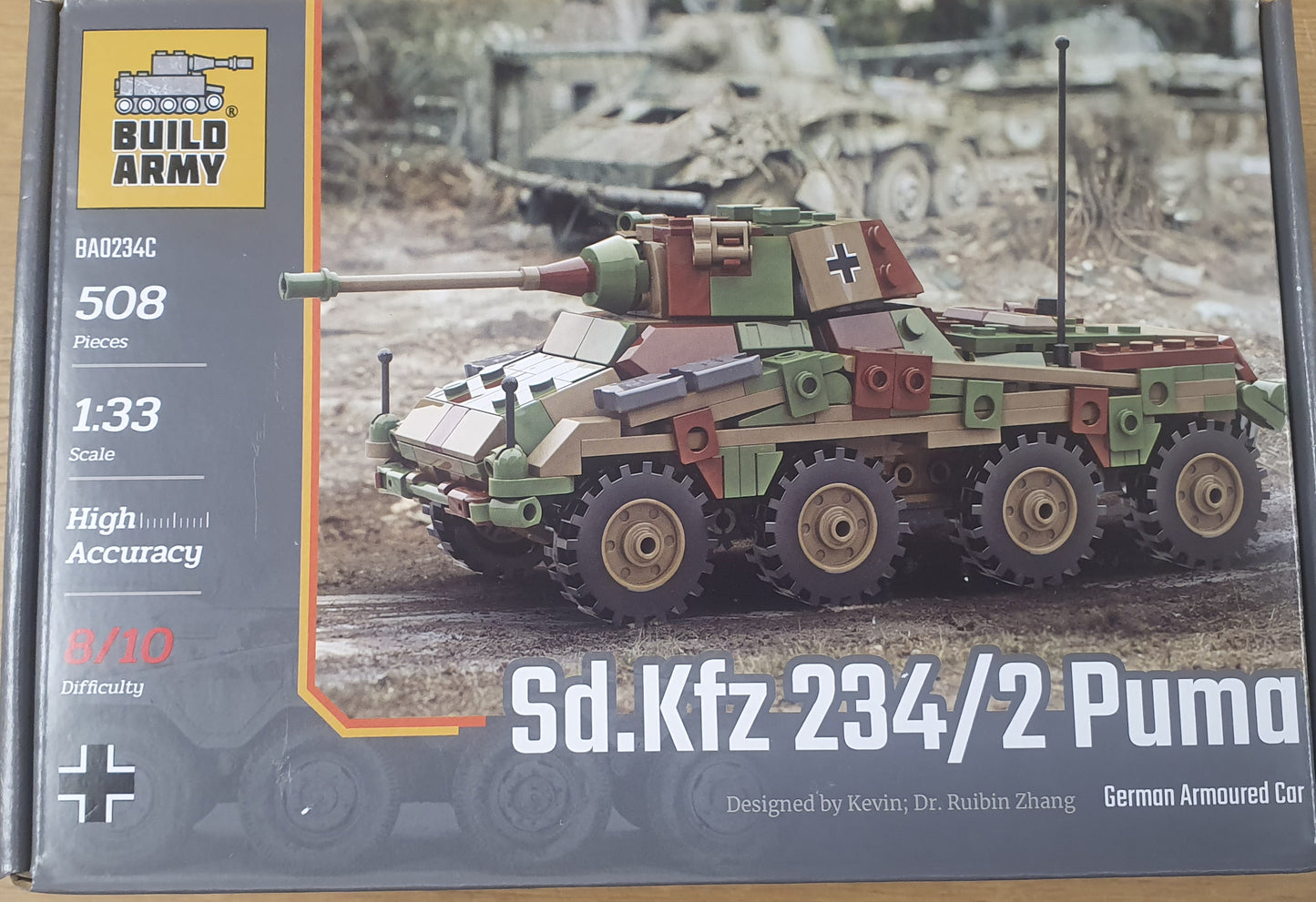 WW2 GERMAN ARMOURED CAR. BA0234C