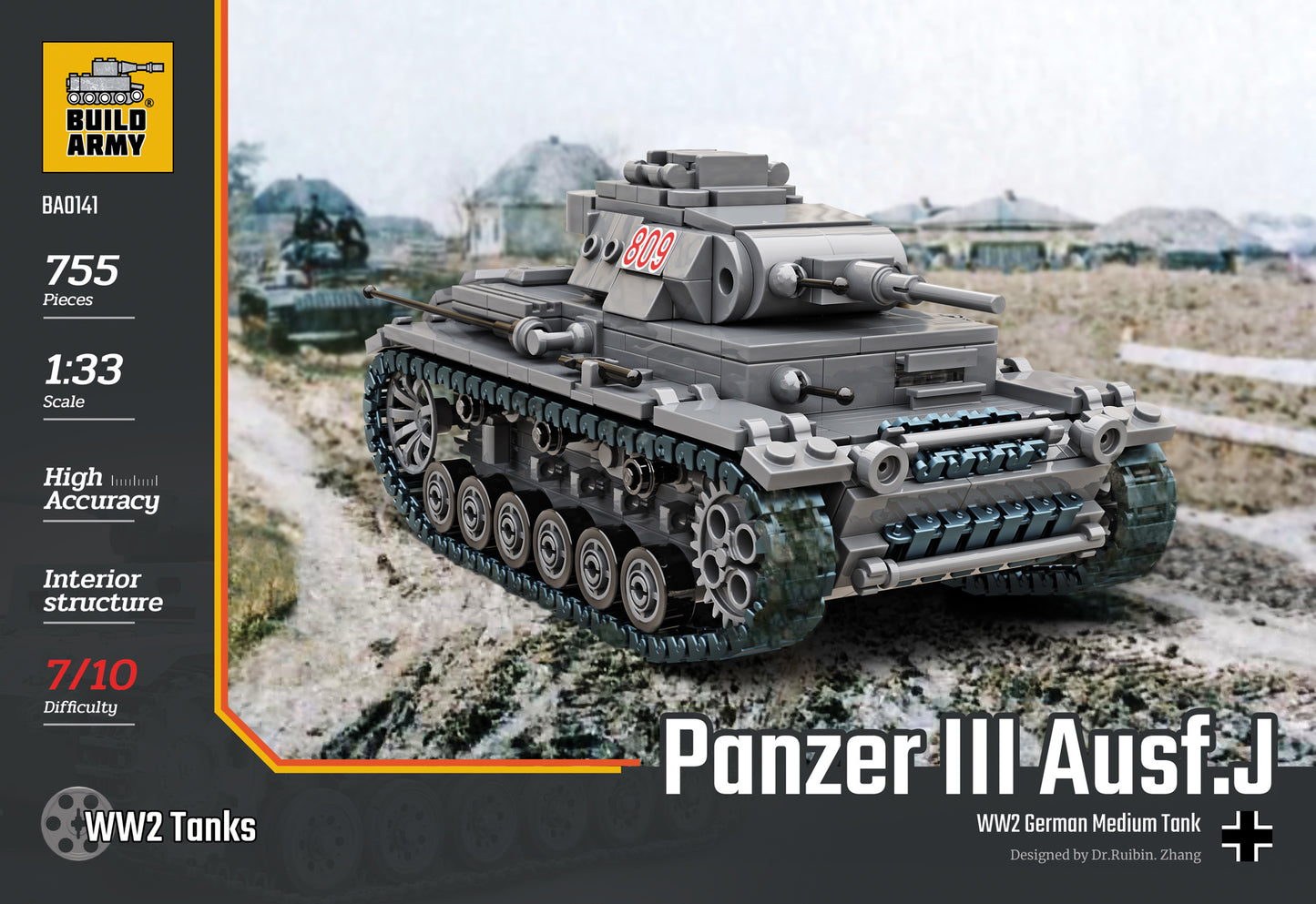 Panzer 3 - 755 pcs - B0141