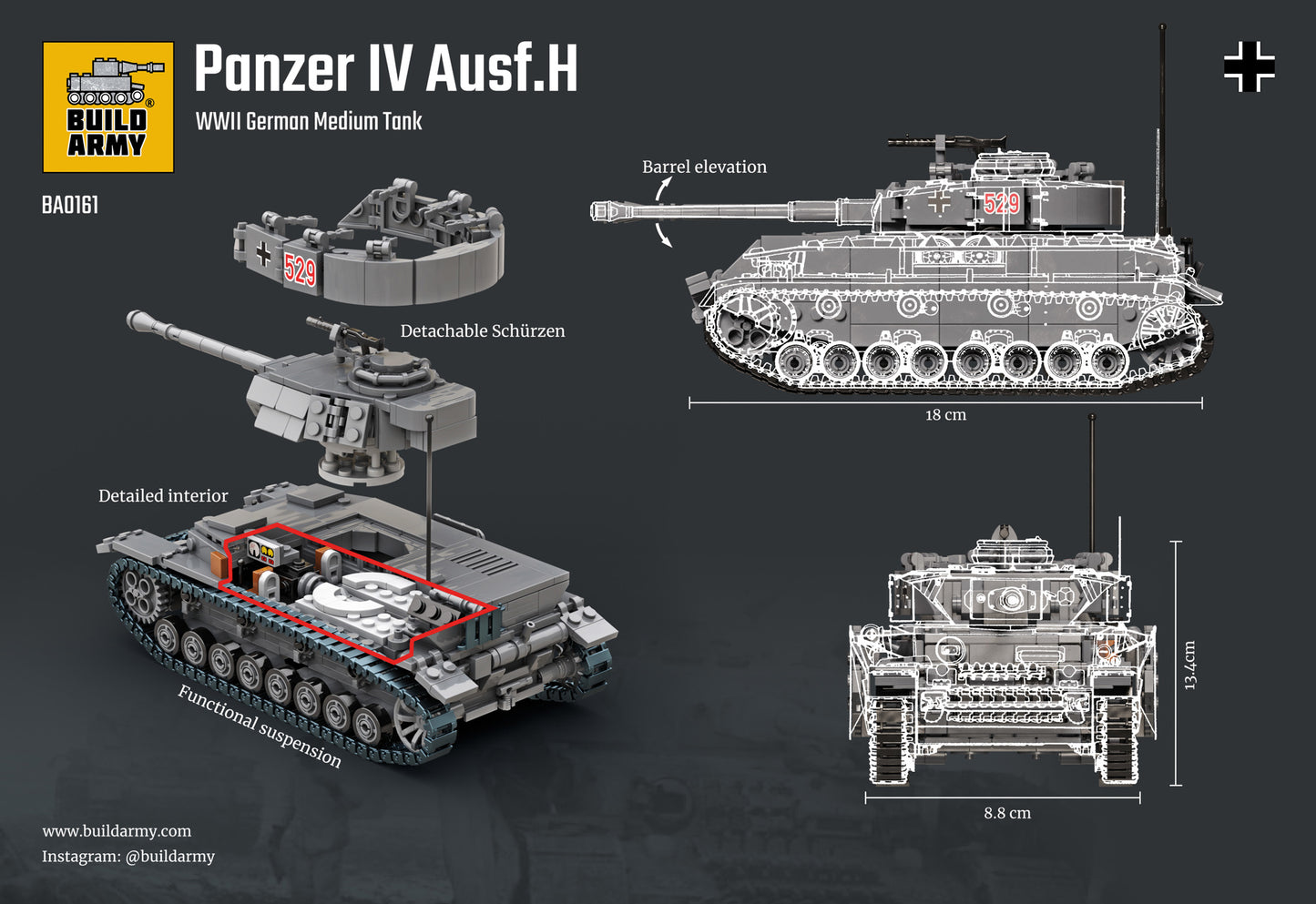 Panzer 4 - 950 PCS - B0161
