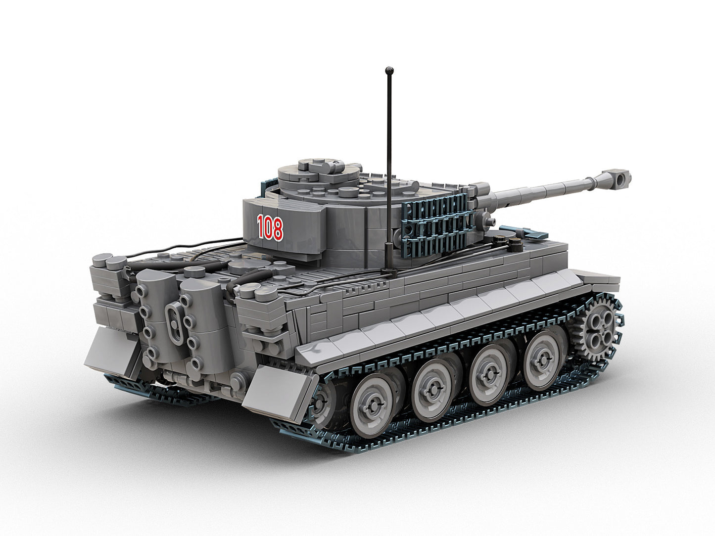 Tiger 1 Grey - 1157PCS - B0181