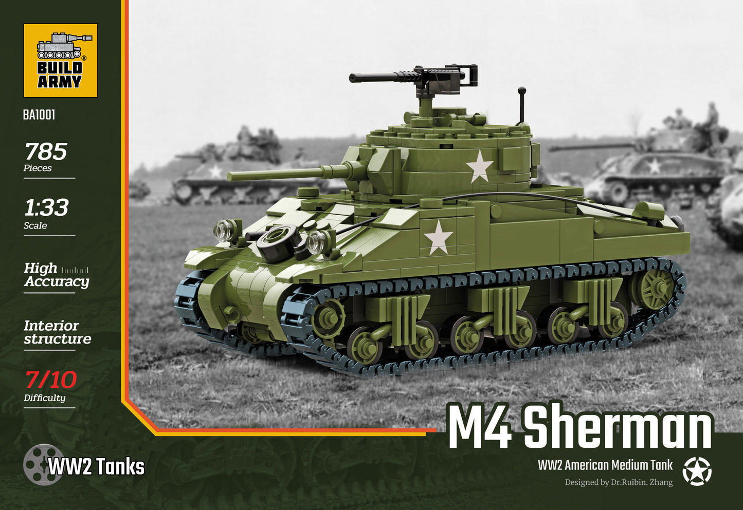 M4 Sherman - 785pcs - BA1001