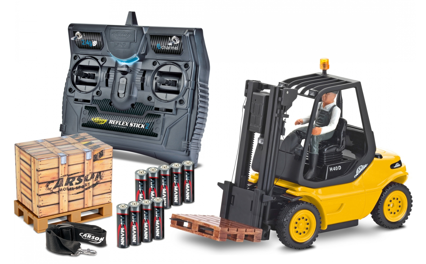 Carson 1 16th Scale RC Linde H40D Forklift Tony Green Steam Models