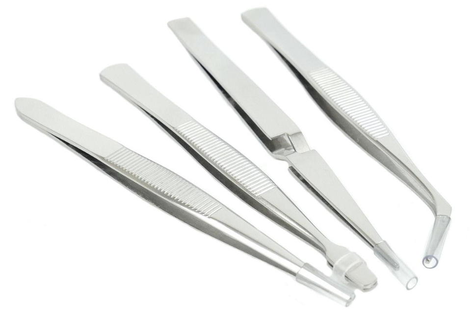 Gaugemaster Tools Stainless Steel Tweezers (4) - GM609