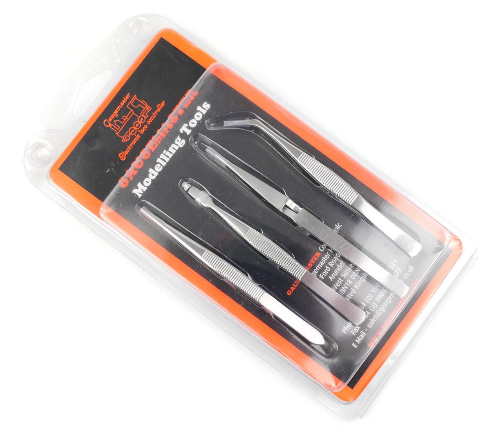 Gaugemaster Tools Stainless Steel Tweezers (4) - GM609