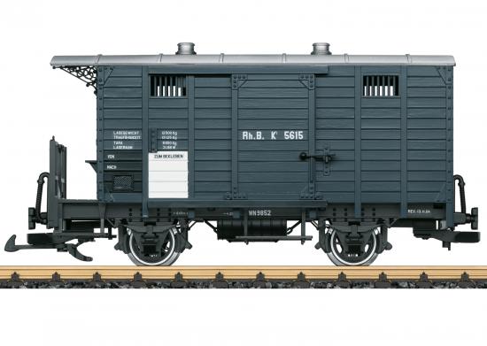 LGB Rhb Covered Freight Wagon Ep Vi: 45302