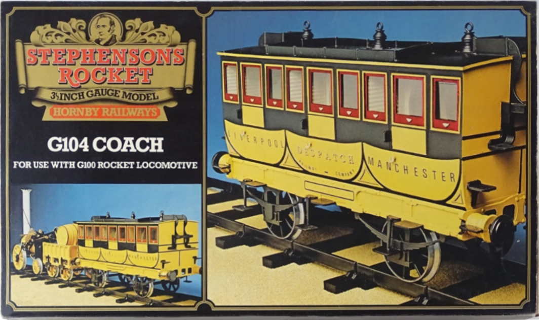 Hornby Rocket 31/2" Gauge Live Steam Coach G104