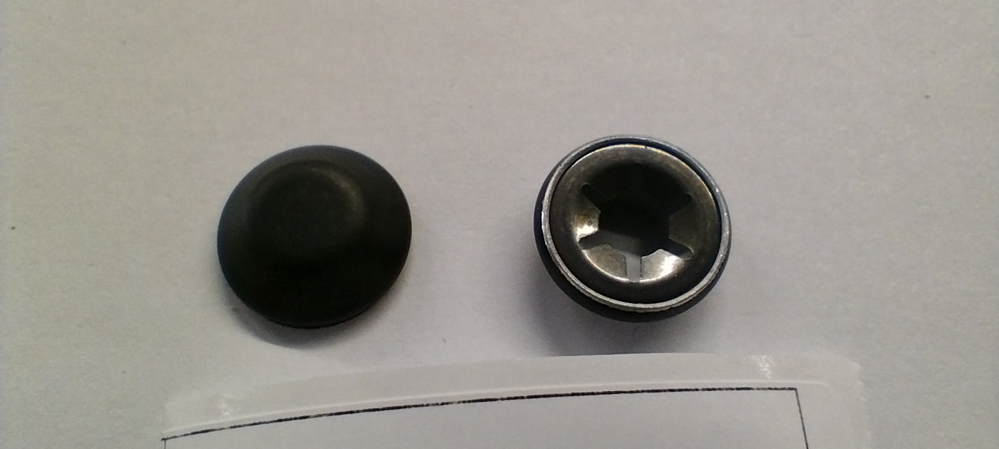 Mamod Wheel Hubs 3/16" Black