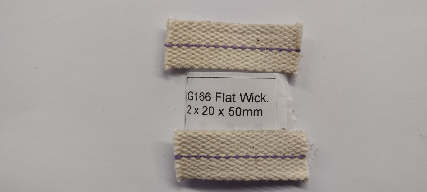 Sprit burner wick Flat G166