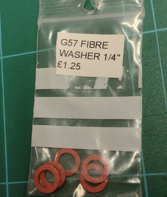 G57 Fibre Washer 1/4" x5