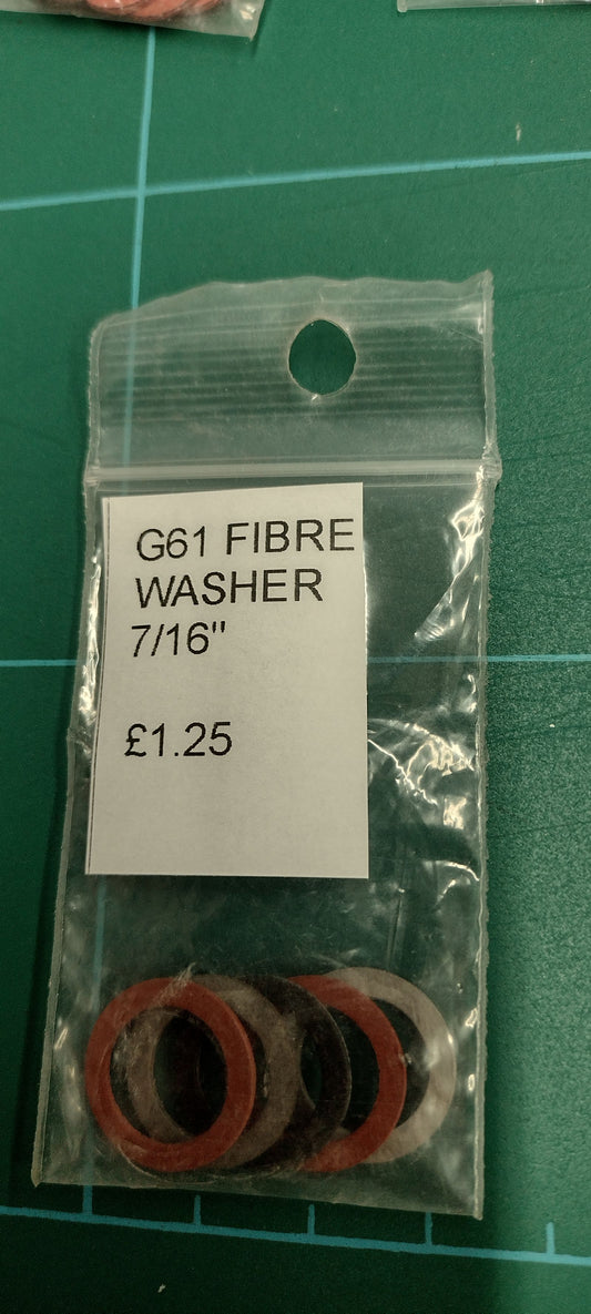 G61 Fibre Washer 7/16" x5