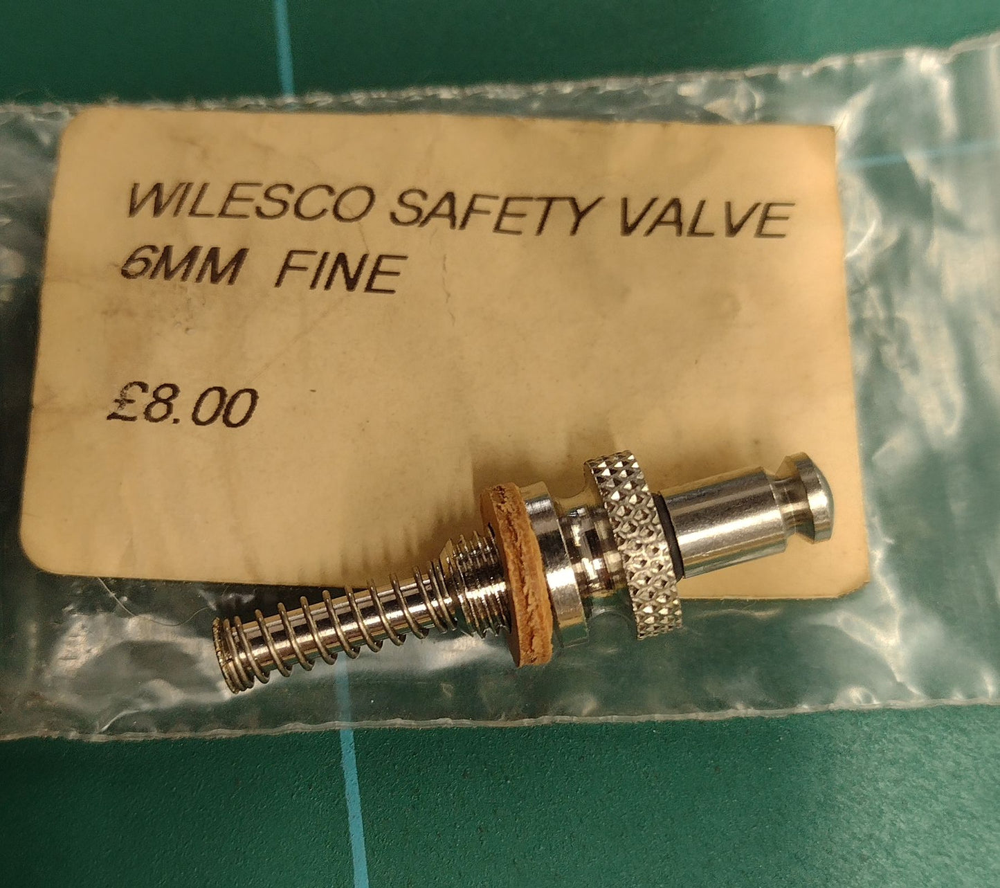 Wilesco M6 Fine Safety valve G117