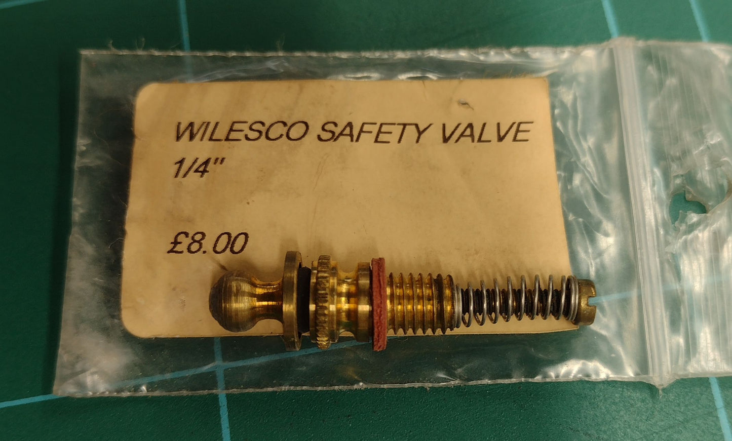 Wilesco 1/4" Safety valve G119