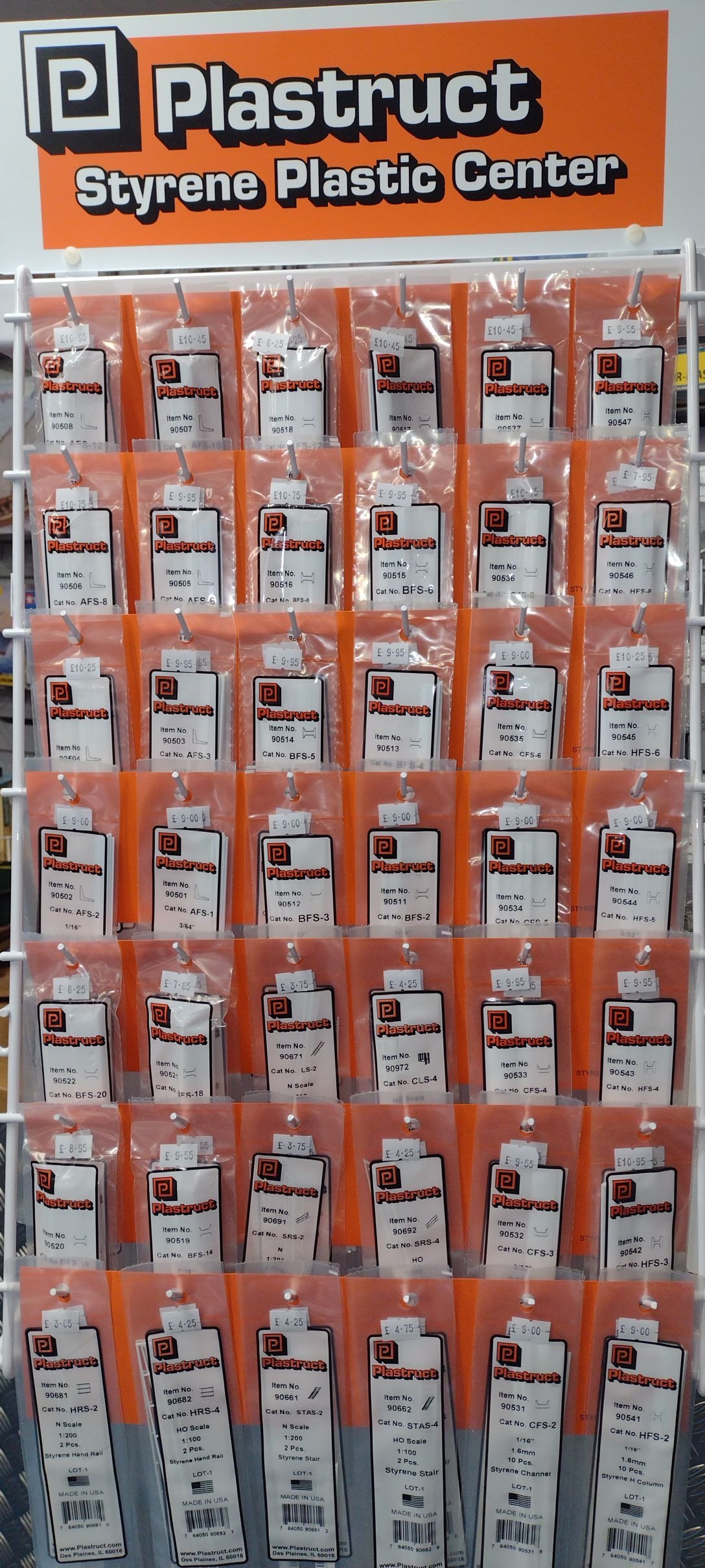 Plastruct Styrene Plastic Center