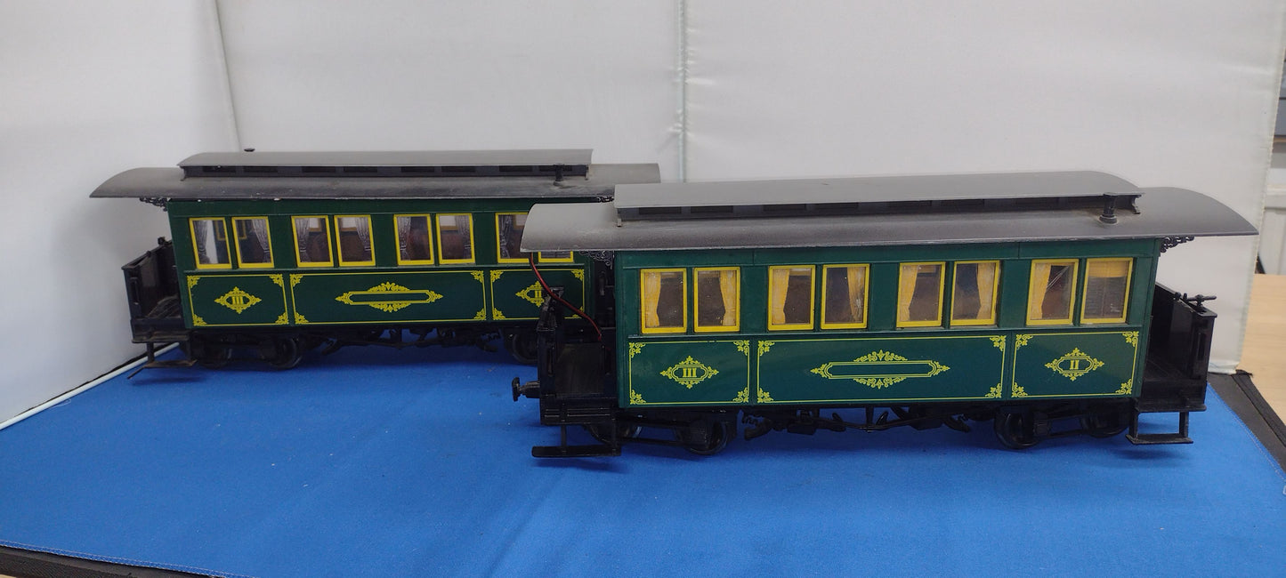 LGB G Scale Mountain Railway Coaches (Pair) (Second Hand)