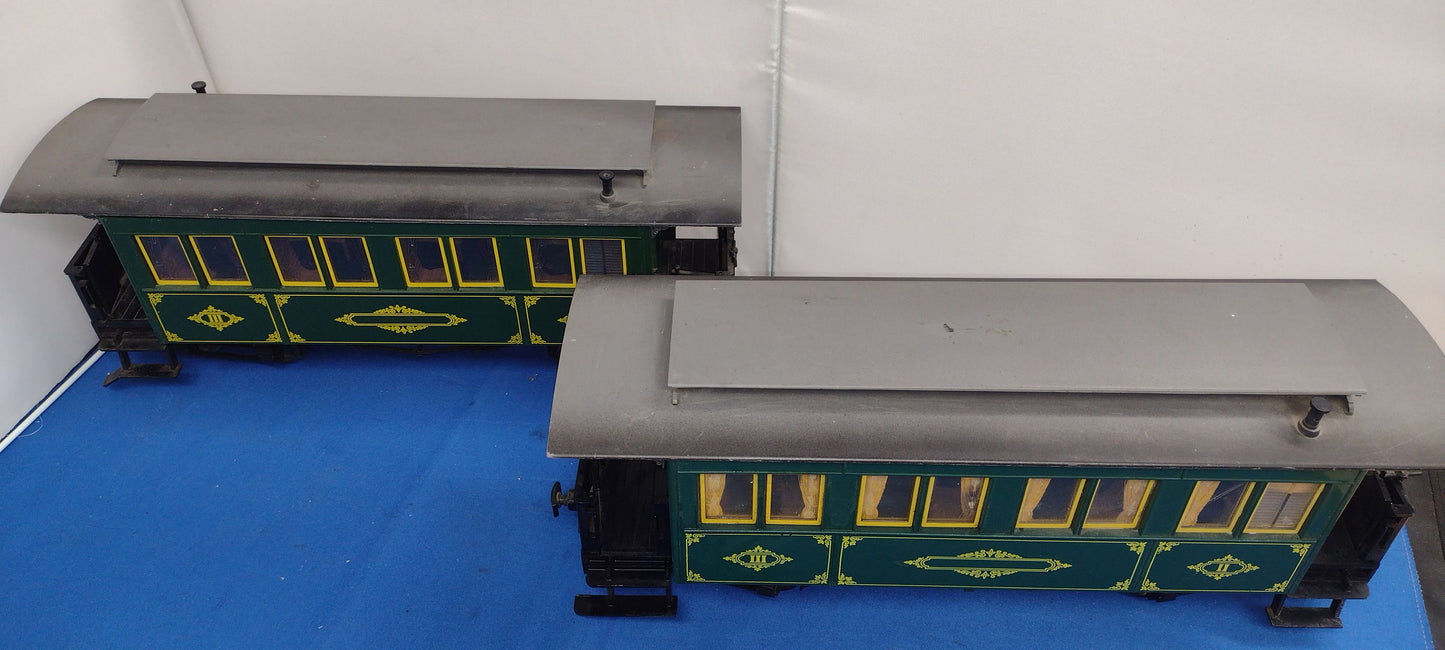 LGB G Scale Mountain Railway Coaches (Pair) (Second Hand)
