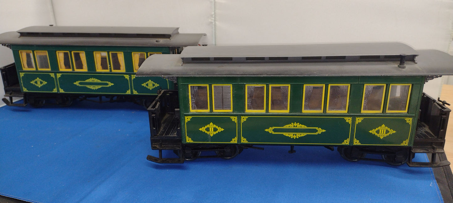 LGB G Scale Mountain Railway Coaches (Pair) (Second Hand)