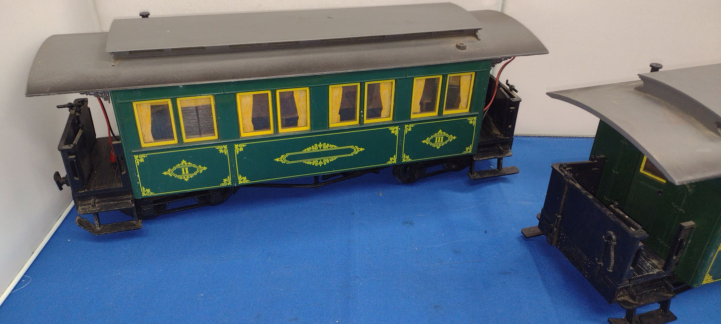 LGB G Scale Mountain Railway Coaches (Pair) (Second Hand)