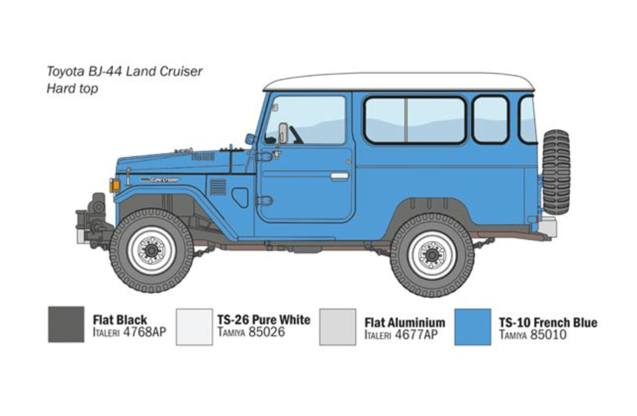 Italeri 1/24 Toyota Land Cruiser BJ-44 - 3630