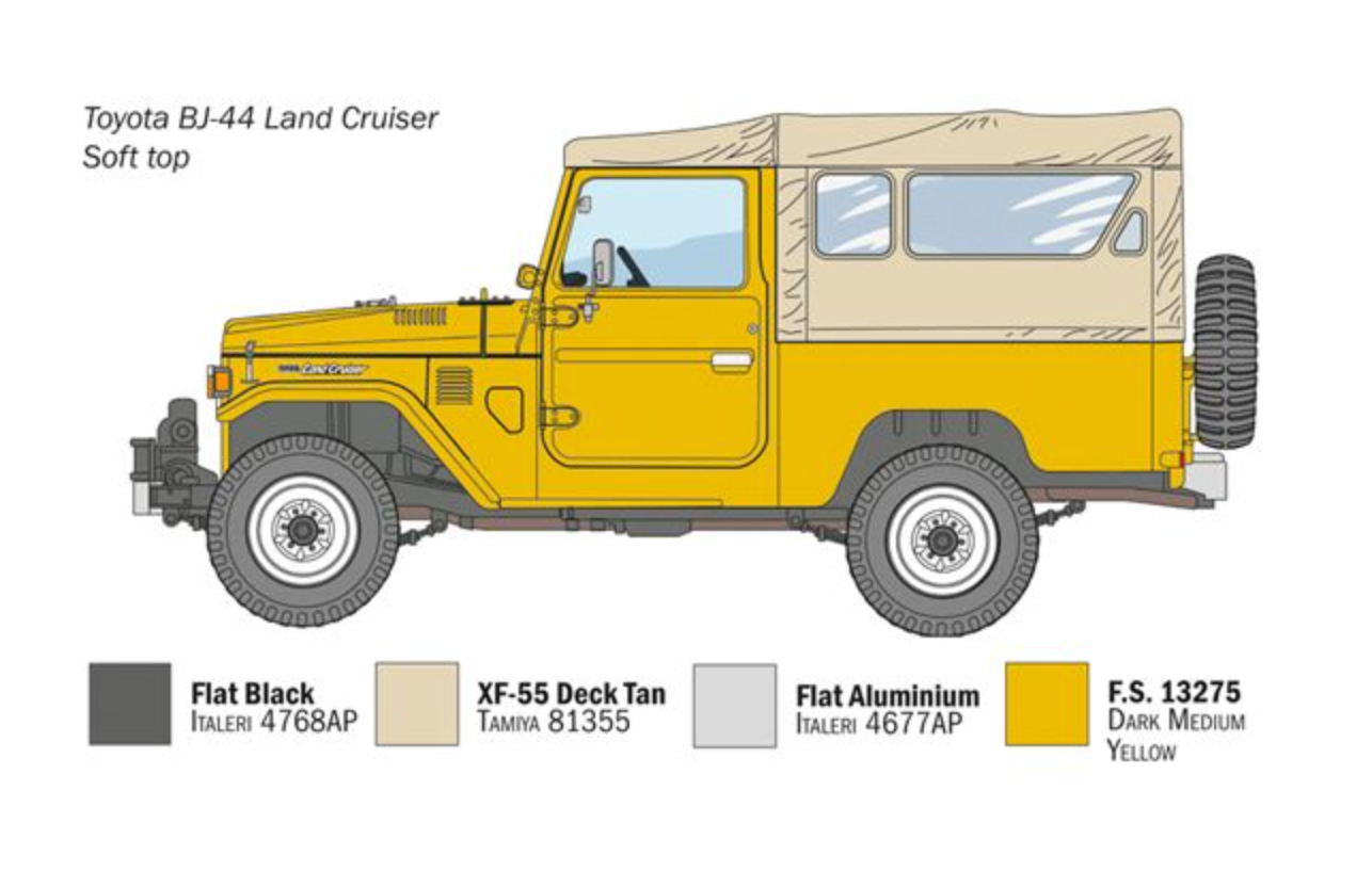 Italeri 1/24 Toyota Land Cruiser BJ-44 - 3630