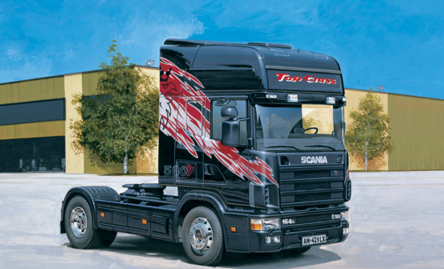 Italeri Scania 164 Top Class 580 CV 1/24th Scale Plastic Kit - 3819