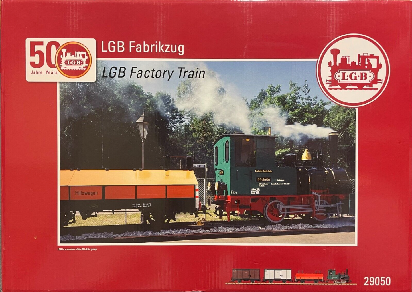 LGB Factory Train 50 Year Anniversary Set - 29050