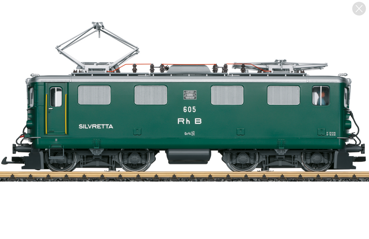 LGB Class 4E 4/4II Electric Locomotive G Scale - L28442