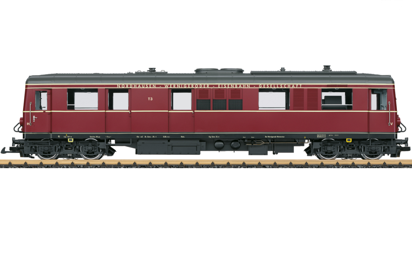 LGB Class T3 Diesel Powered Rail Car G Scale - L26390