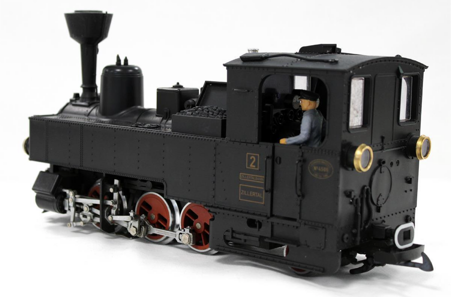 LGB Zillertalbahn Black '2' U CLASS 0-6-2T Locomotive G Scale - L21761 - L22711