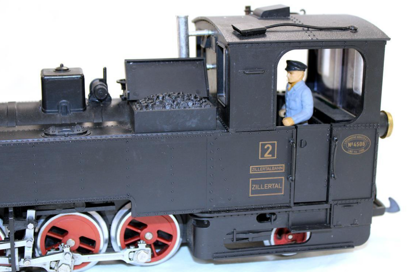 LGB Zillertalbahn Black '2' U CLASS 0-6-2T Locomotive G Scale - L21761 - L22711