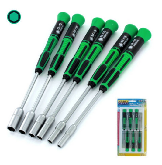 Modelcraft Tools 6-Piece Nutdriver Set - PSD1604