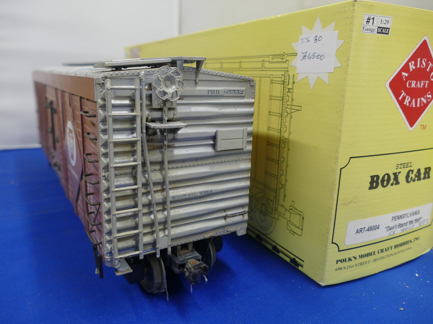 Aristocraft Steel Box Car 46004 (Used)