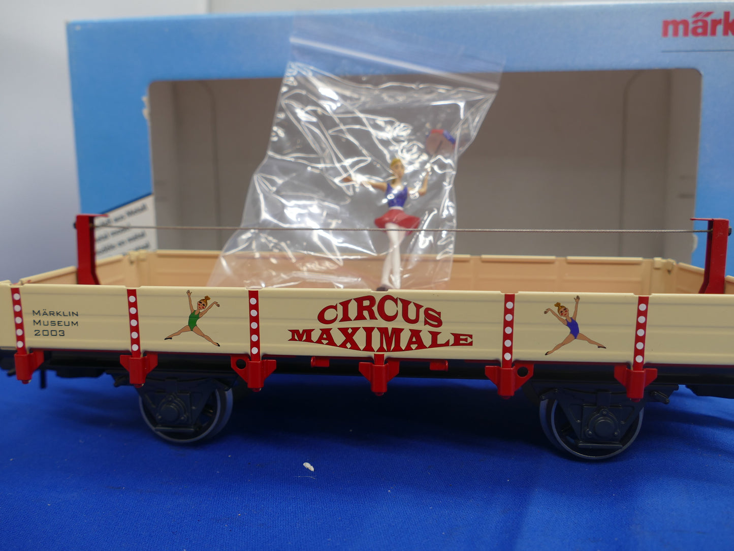 LGB Marklin Freight Car with figure (Used)