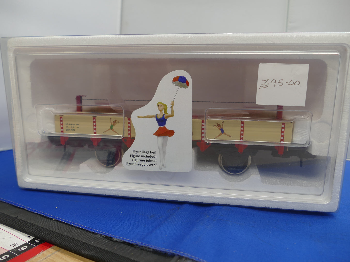 LGB Marklin Freight Car with figure (Used)
