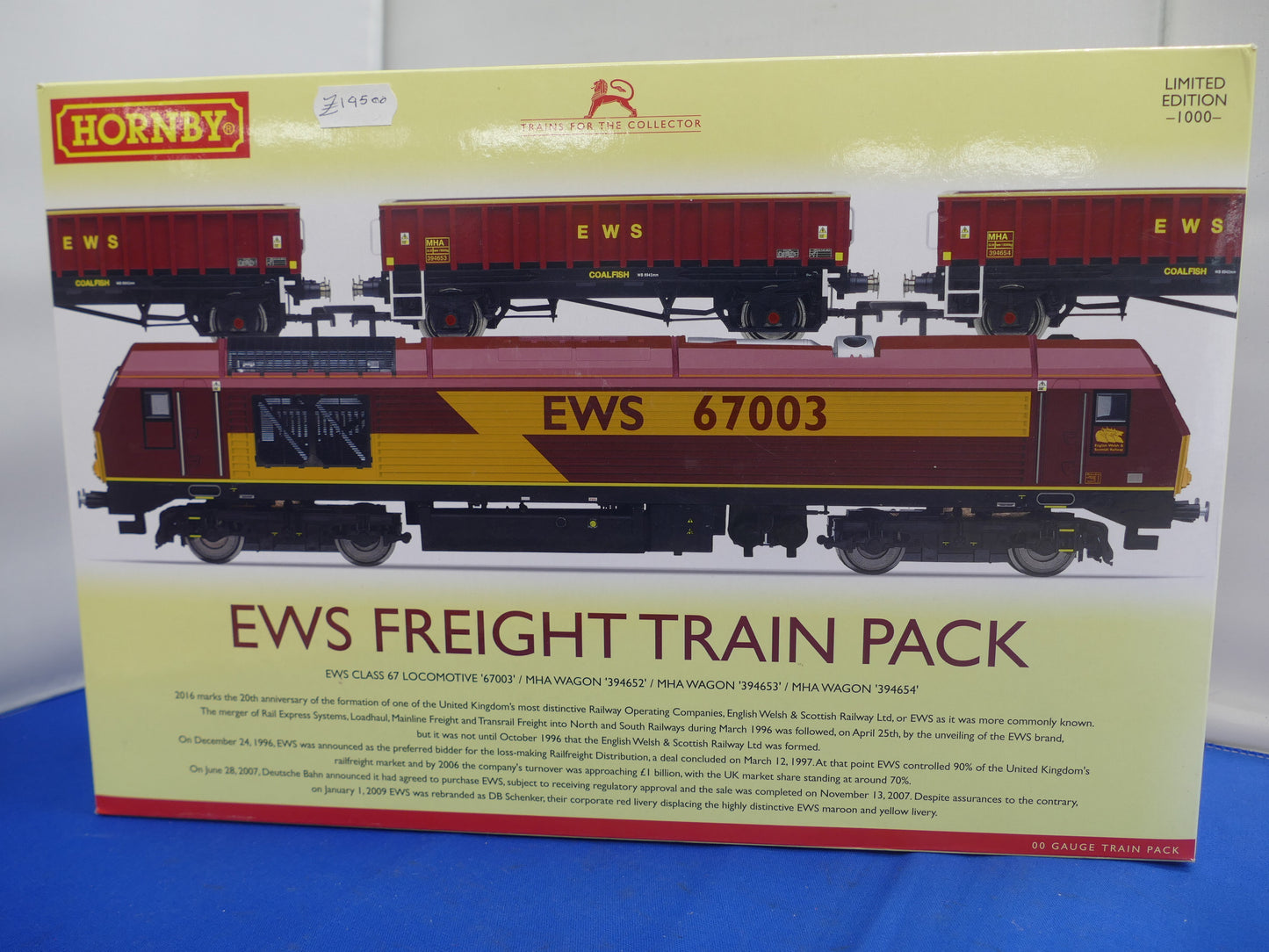 Hornby R3399 EWS Freight Train Pack (Used)