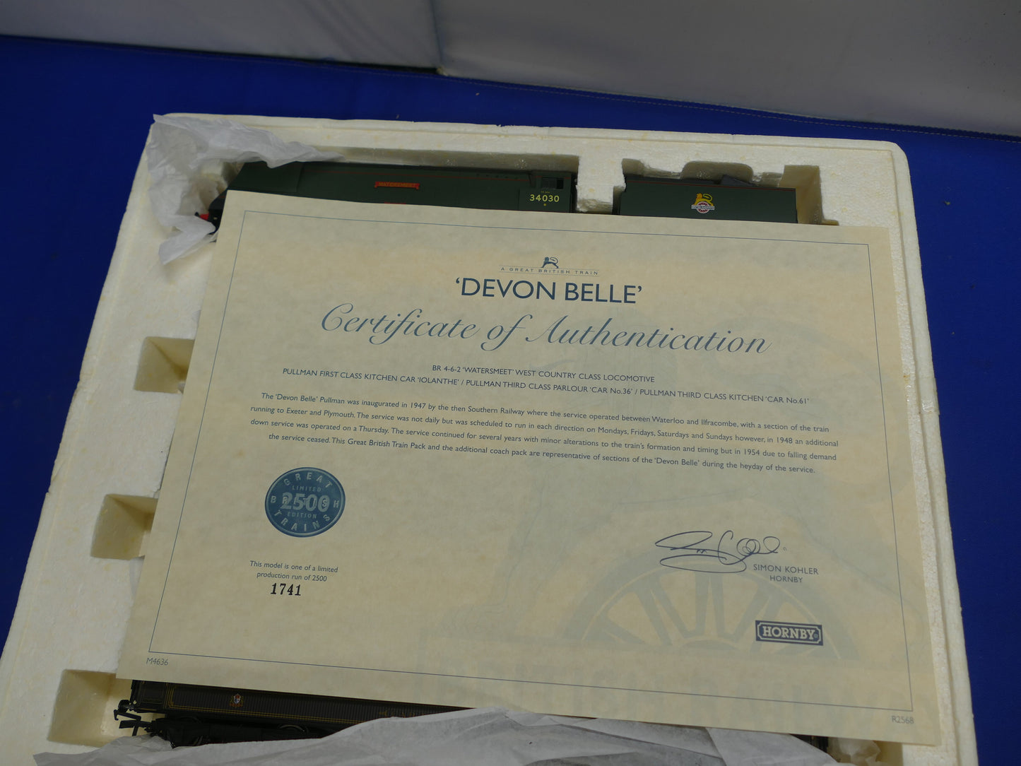 Hornby OO R2568 "Devon Belle" Train Pack (Used)