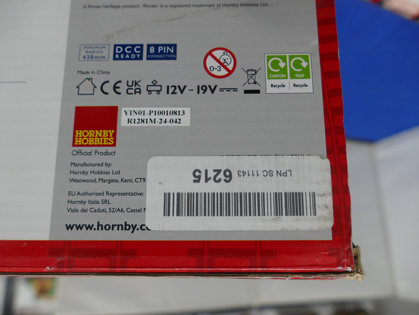 Hornby OO R1281 Red Rover Train Set (Used)