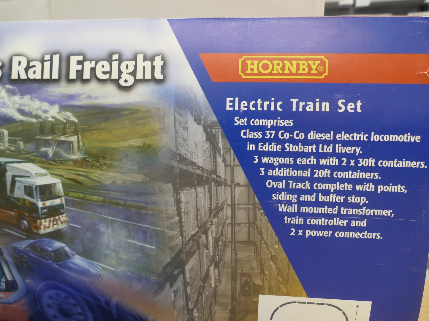 Hornby Eddie Stobart Train Set (Used)