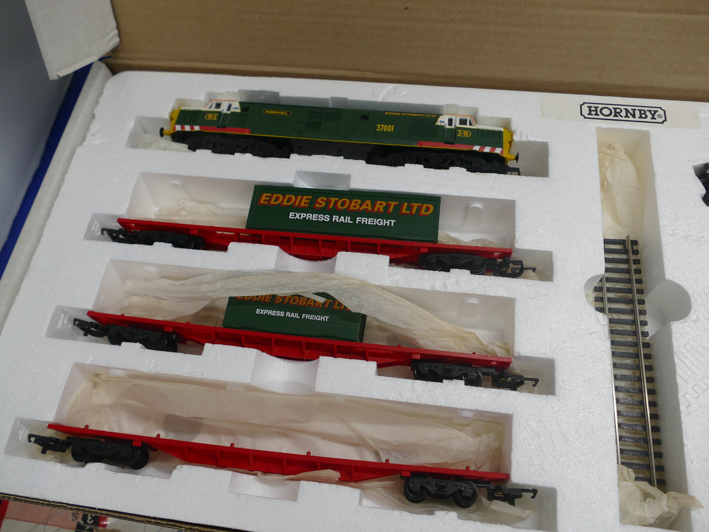 Hornby Eddie Stobart Train Set (Used)