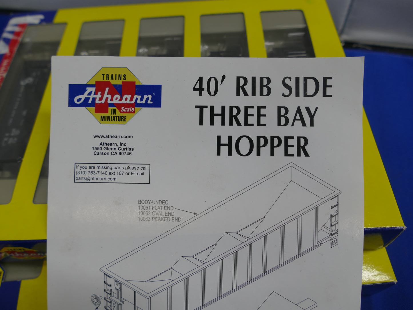 Athearn 11097 Hopper 5 Set (Used)