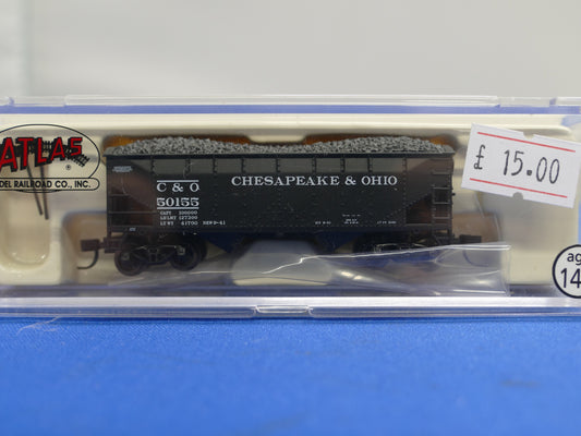 Atlas N Gauge 5612A Hopper Car (Used)