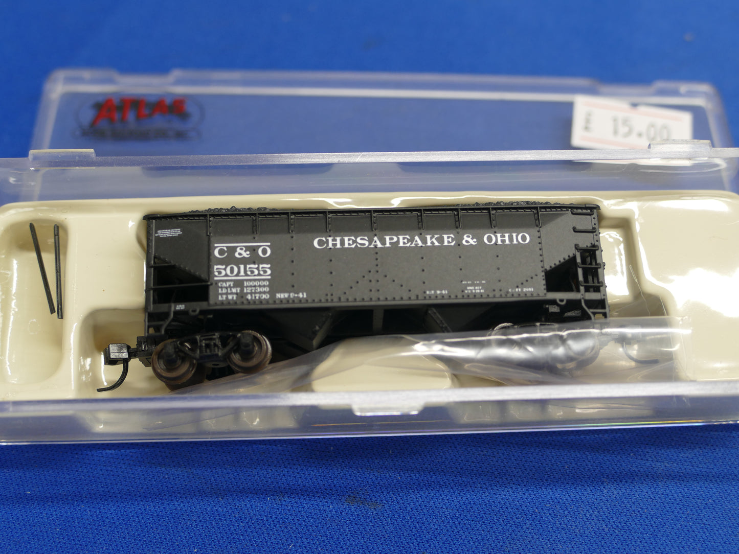 Atlas N Gauge 5612A Hopper Car (Used)